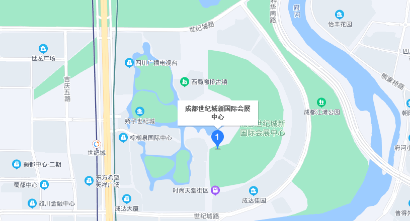 成都家博会交通路线地图