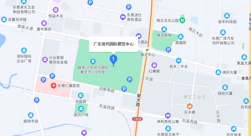 东莞家博会交通路线地图