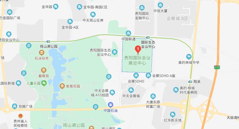 贵阳家博会交通路线地图