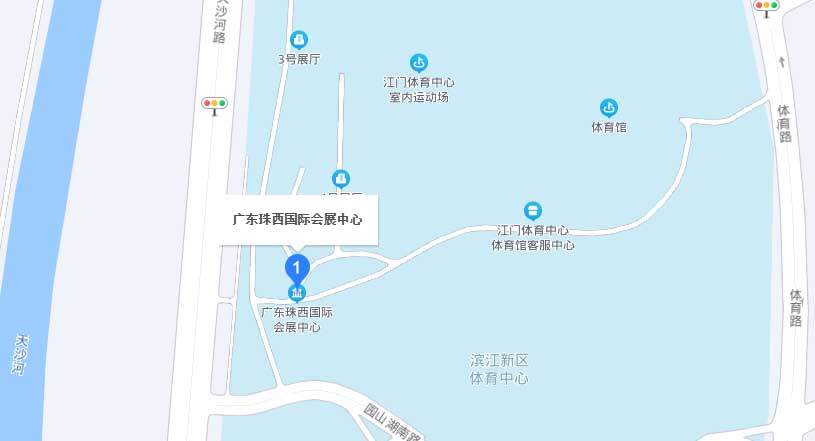江门家博会交通路线地图