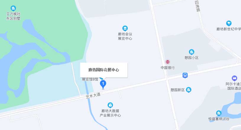 廊坊家博会交通路线地图