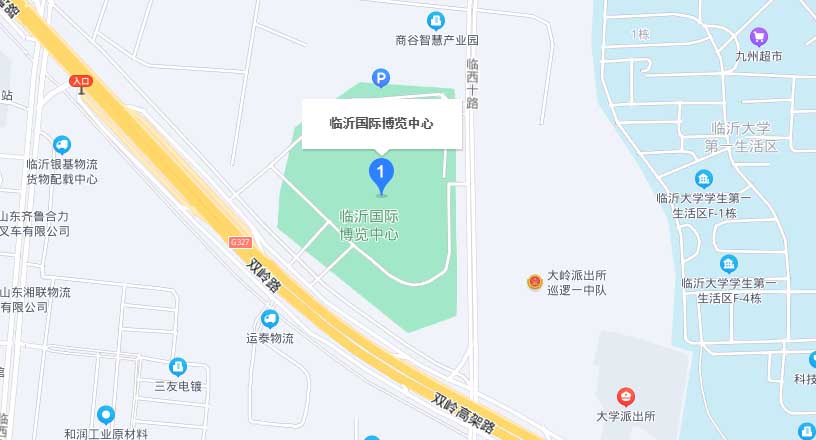 临沂家博会交通路线地图