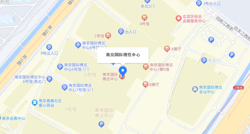 南京家博会交通路线地图