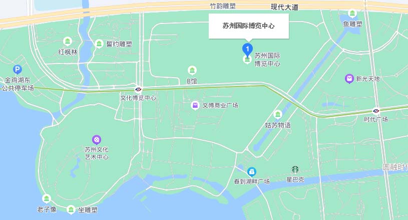 苏州家博会交通路线地图