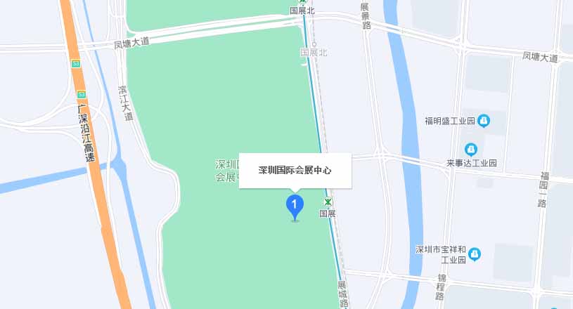 深圳家博会交通路线地图