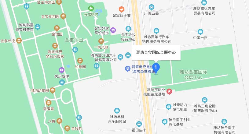 潍坊家博会交通路线地图