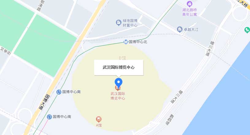 武汉家博会交通路线地图