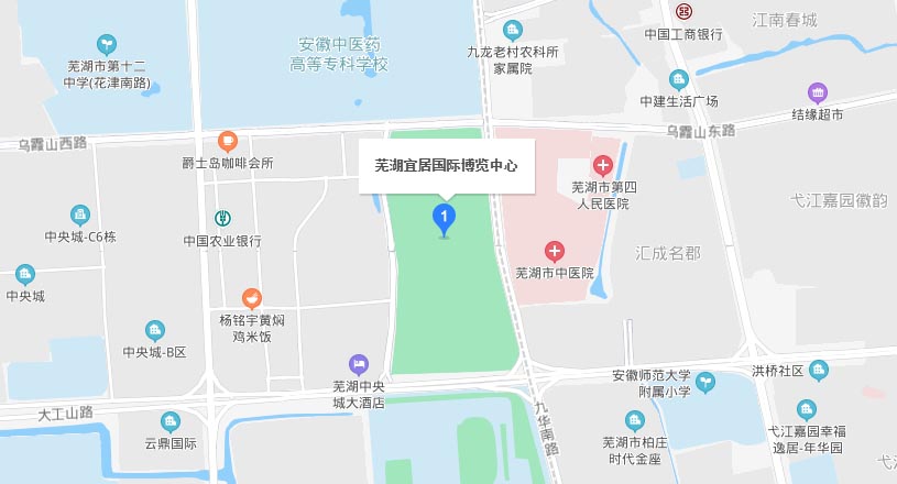 芜湖家博会交通路线地图