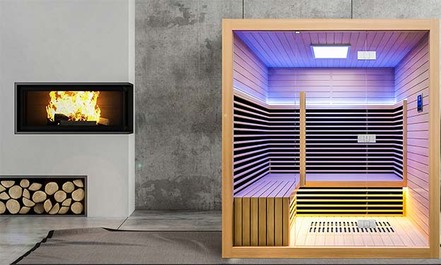 欧籁桑拿房亮相南昌华夏家博会