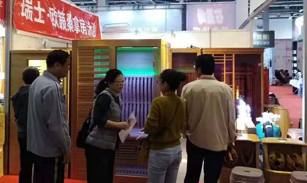 欧籁桑拿房亮相南昌华夏家博会