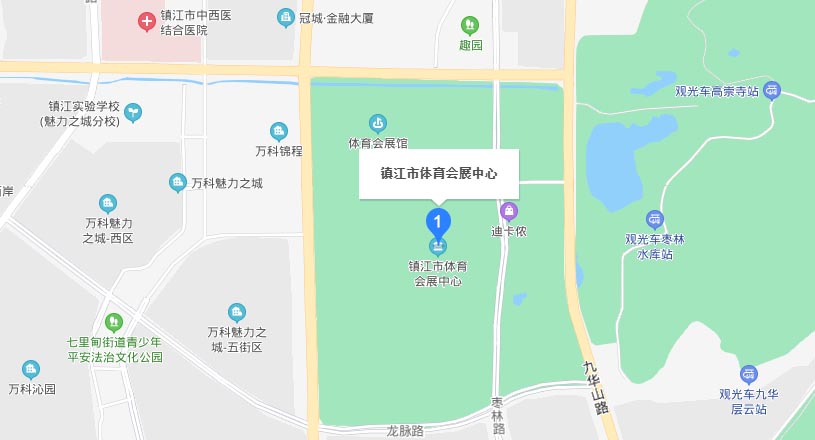 镇江家博会交通路线地图